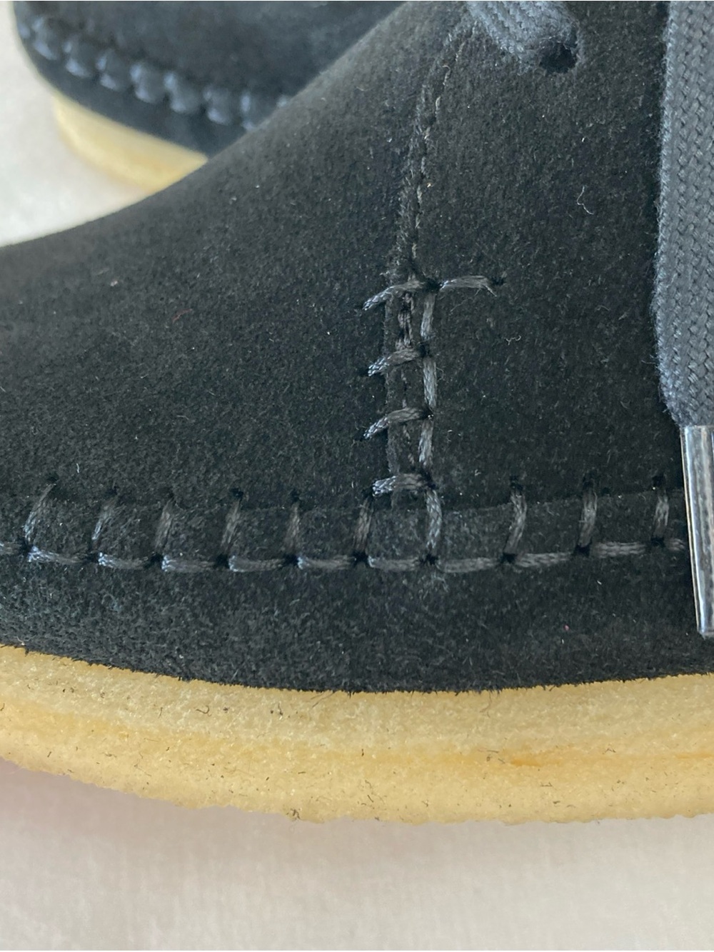 Clarks Women’s Weaver Black Suede Lace-Up Casual Shoes 8.5M - Picture 4 of 14